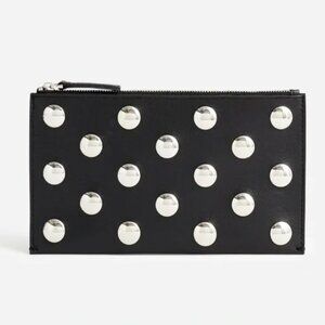 Madewell Studded Clutch Pouch Leather